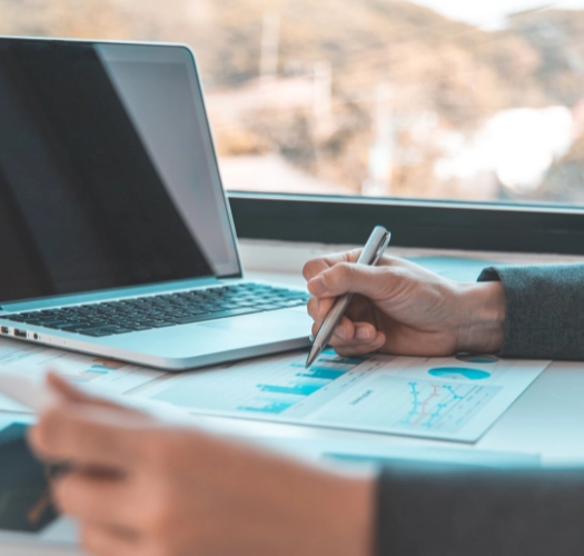 Financieel adviseur Enschede laptop